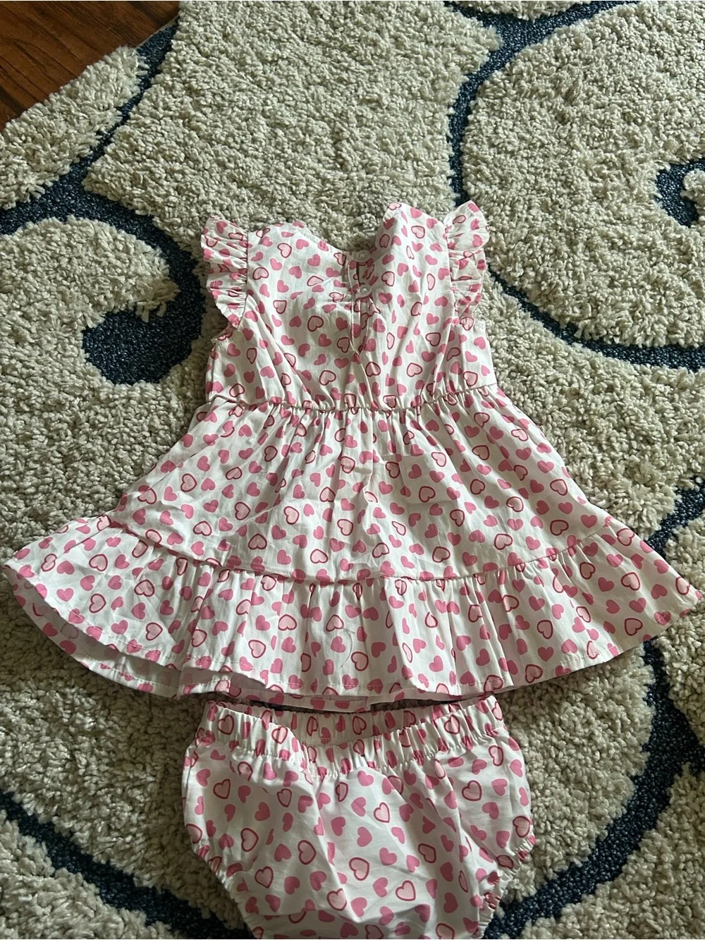 Bundle of 6-9 M baby girl clothing Carters & Little Beginning/Little Lass